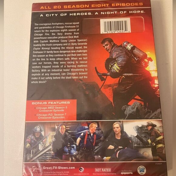 Chicago Fire Season 8 DVD NWT - Picture 6 of 8